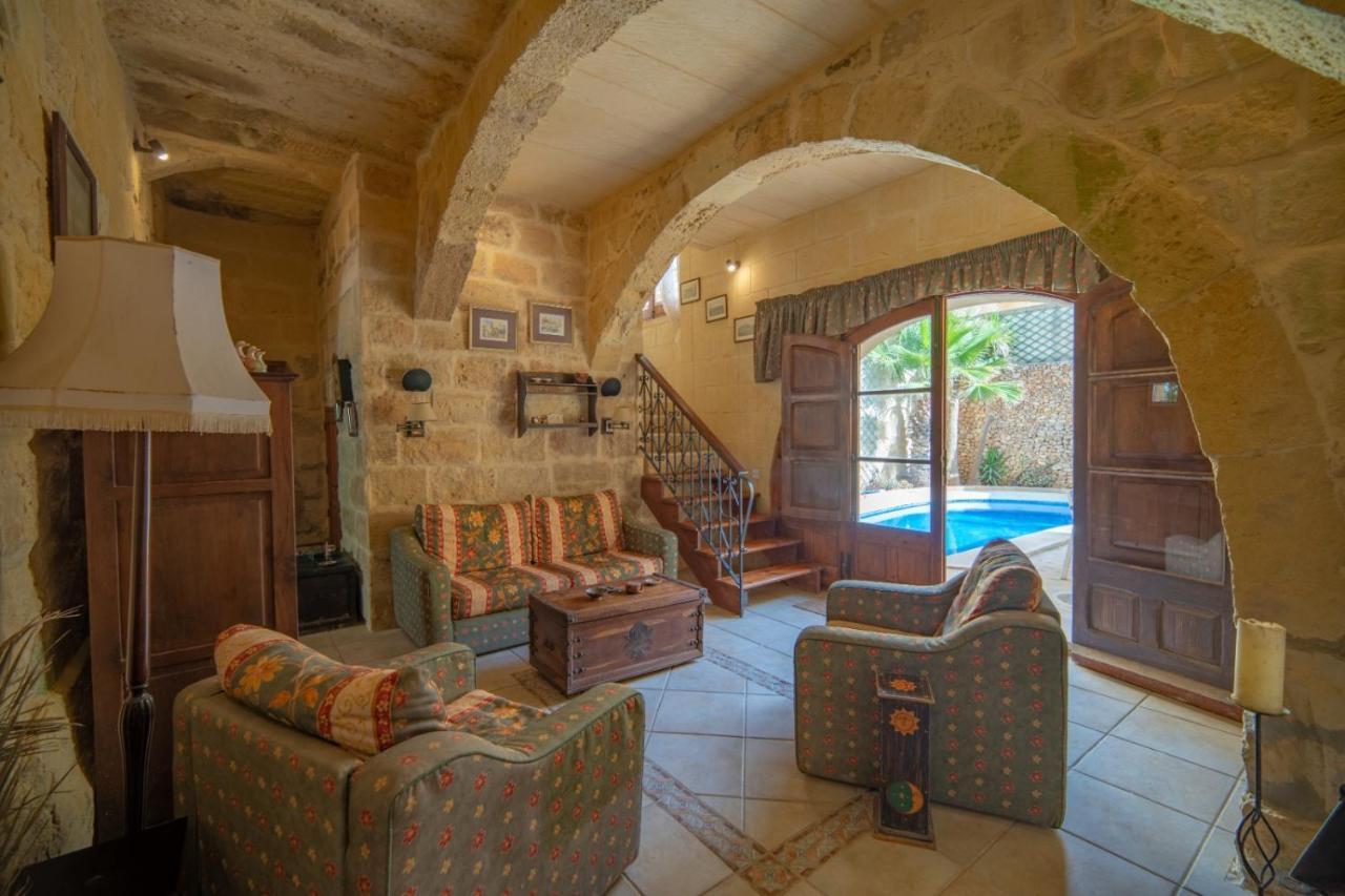 فيلا Tranquil Gozo Farmhouse Santu Pietru المظهر الخارجي الصورة